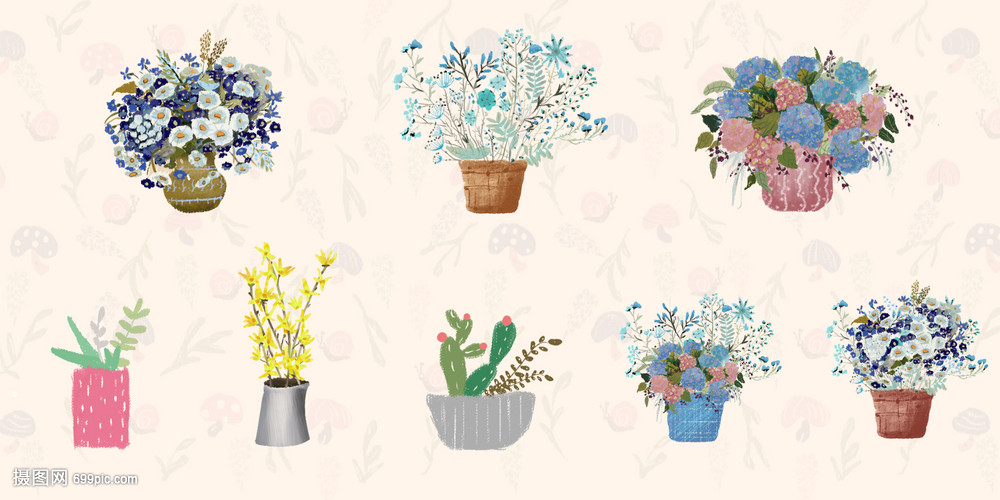 一隅芳菲 小清新花卉盆栽的治愈美学与生活灵感